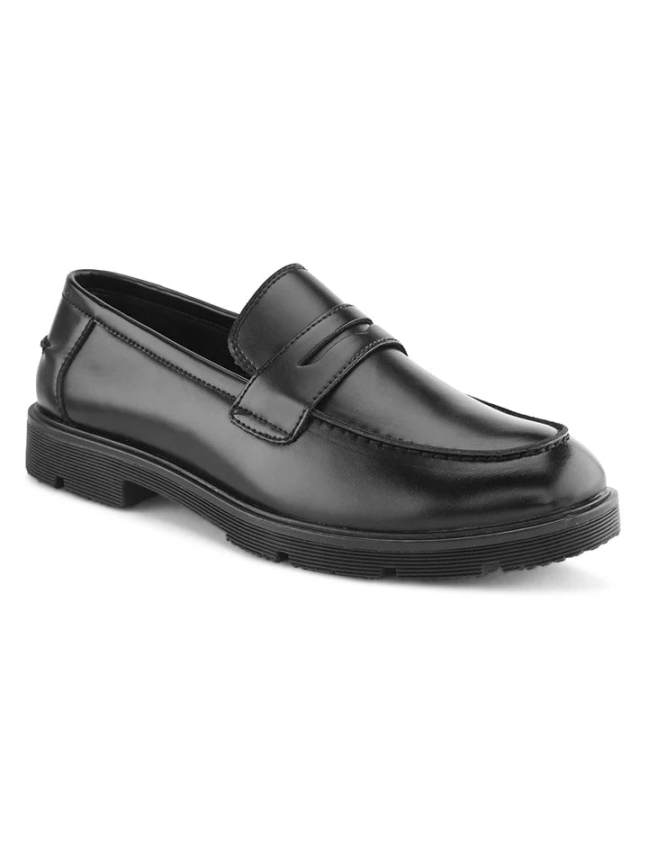 Frank Romello  Penny Loafer - Black/Brown