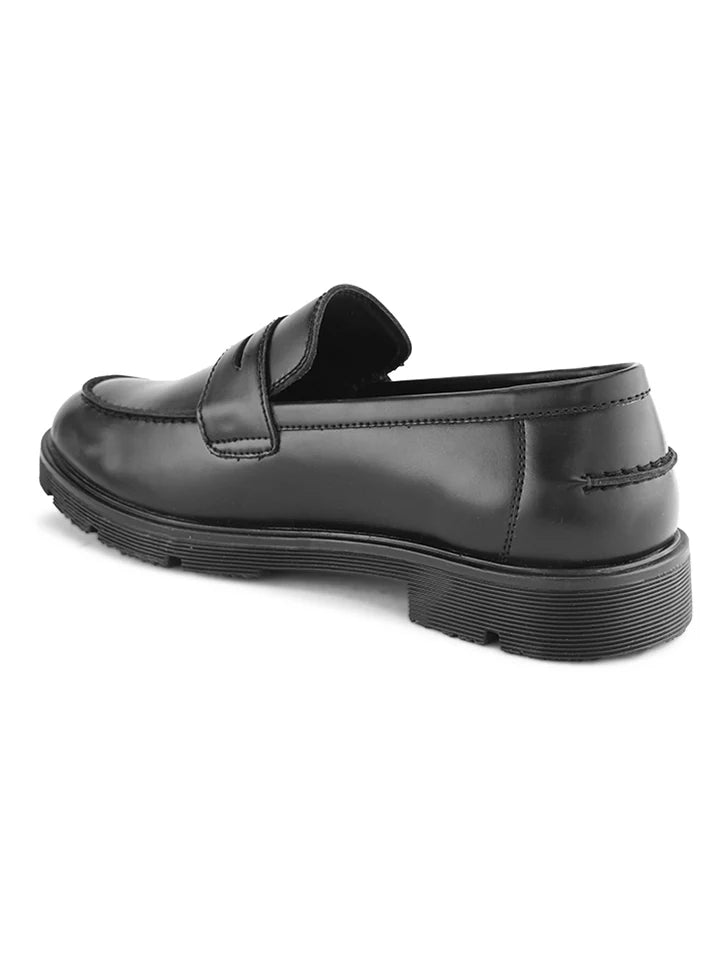 Frank Romello  Penny Loafer - Black/Brown