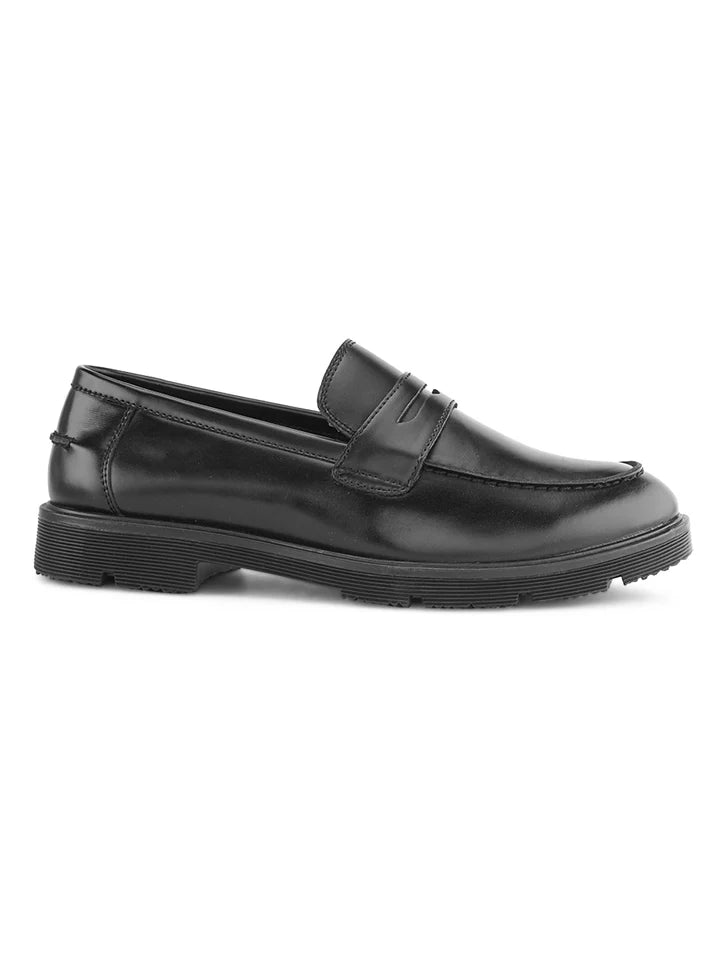 Frank Romello  Penny Loafer - Black/Brown