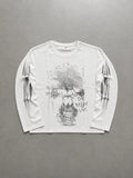 GRAPHIC WAFFLE TEE